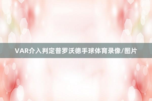 VAR介入判定普罗沃德手球体育录像/图片