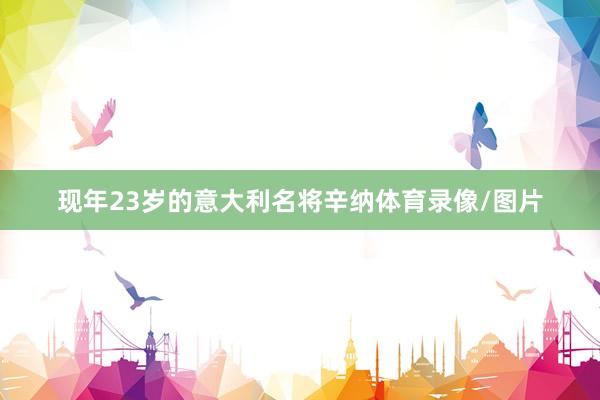 现年23岁的意大利名将辛纳体育录像/图片