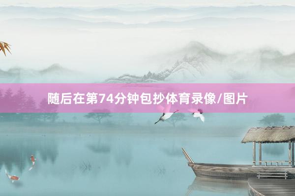 随后在第74分钟包抄体育录像/图片