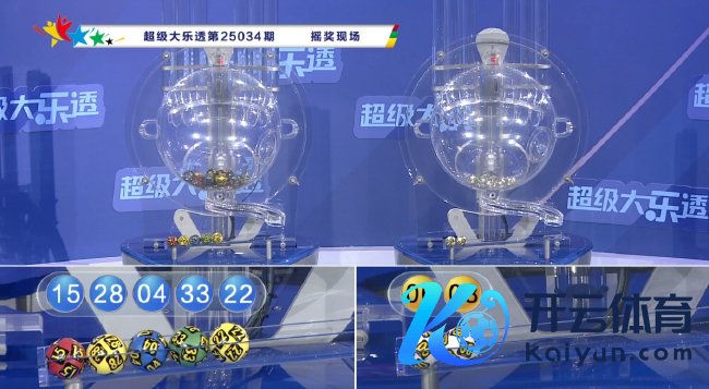 大乐透开奖截图