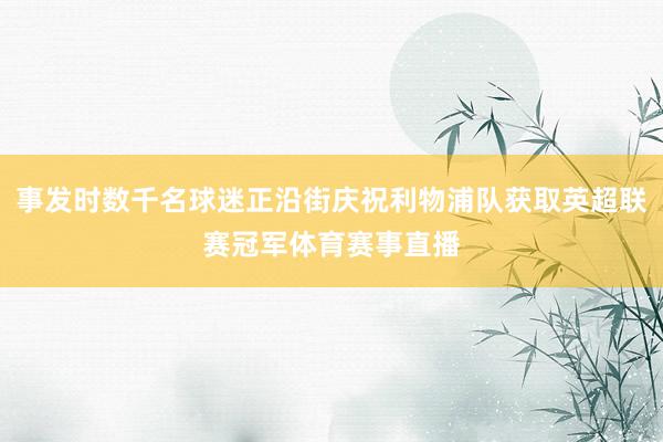 事发时数千名球迷正沿街庆祝利物浦队获取英超联赛冠军体育赛事直播
