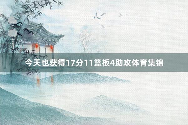 今天也获得17分11篮板4助攻体育集锦