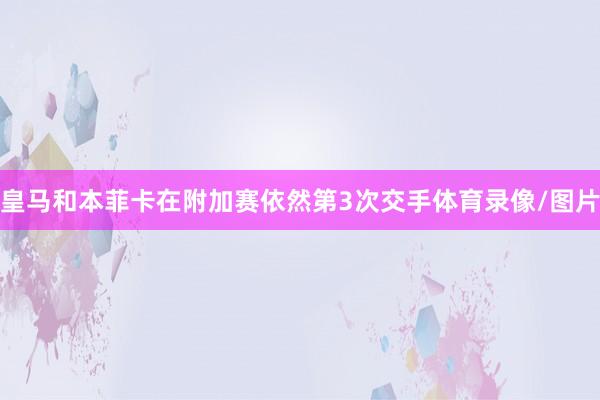 皇马和本菲卡在附加赛依然第3次交手体育录像/图片