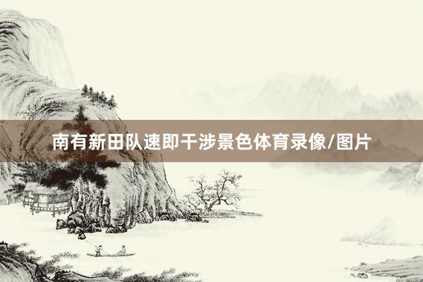 南有新田队速即干涉景色体育录像/图片