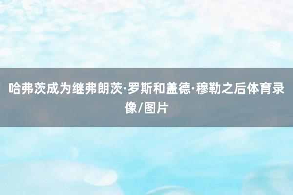 哈弗茨成为继弗朗茨·罗斯和盖德·穆勒之后体育录像/图片